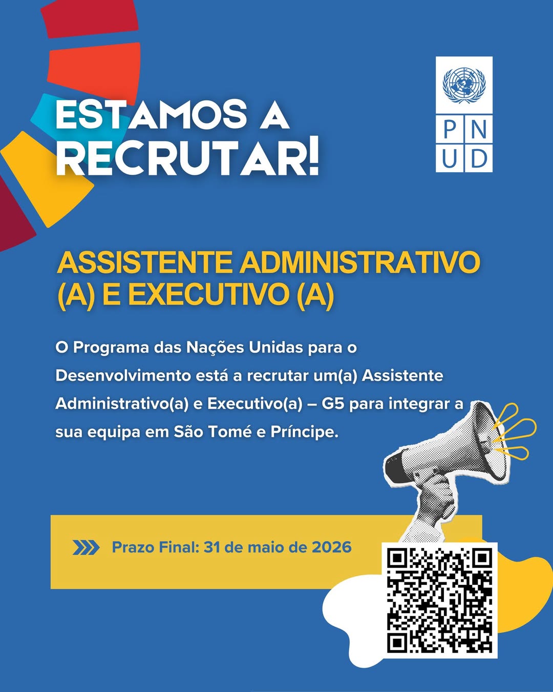 Recrutamento de Assistente Administrativo(a) e Executivo(a) – G5
