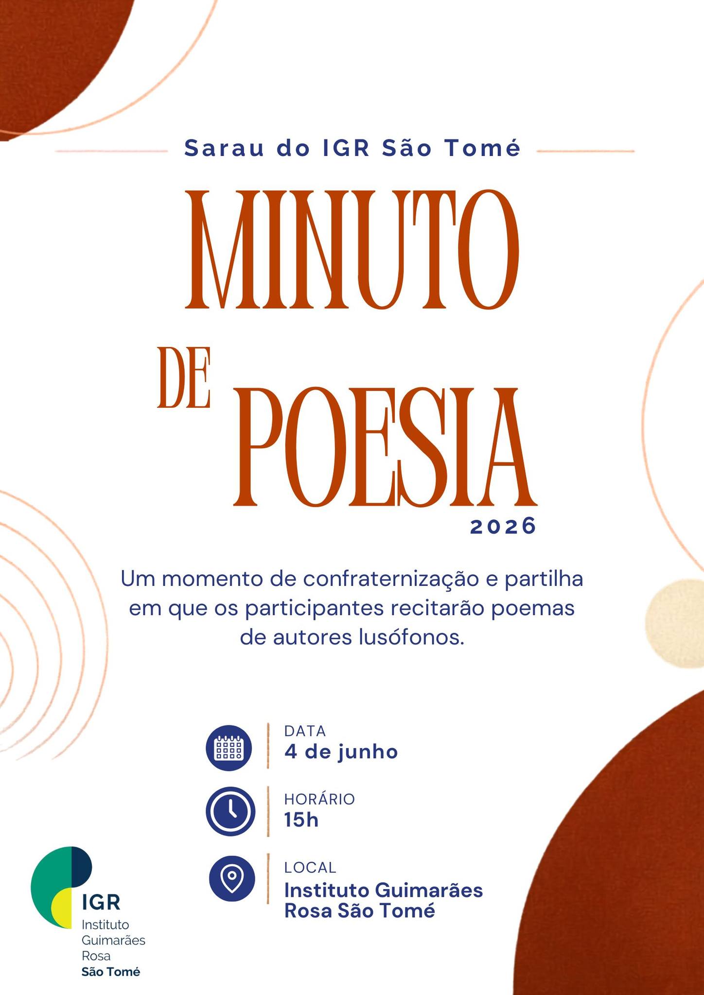 Sarau “Minuto de Poesia” – Edição 2026