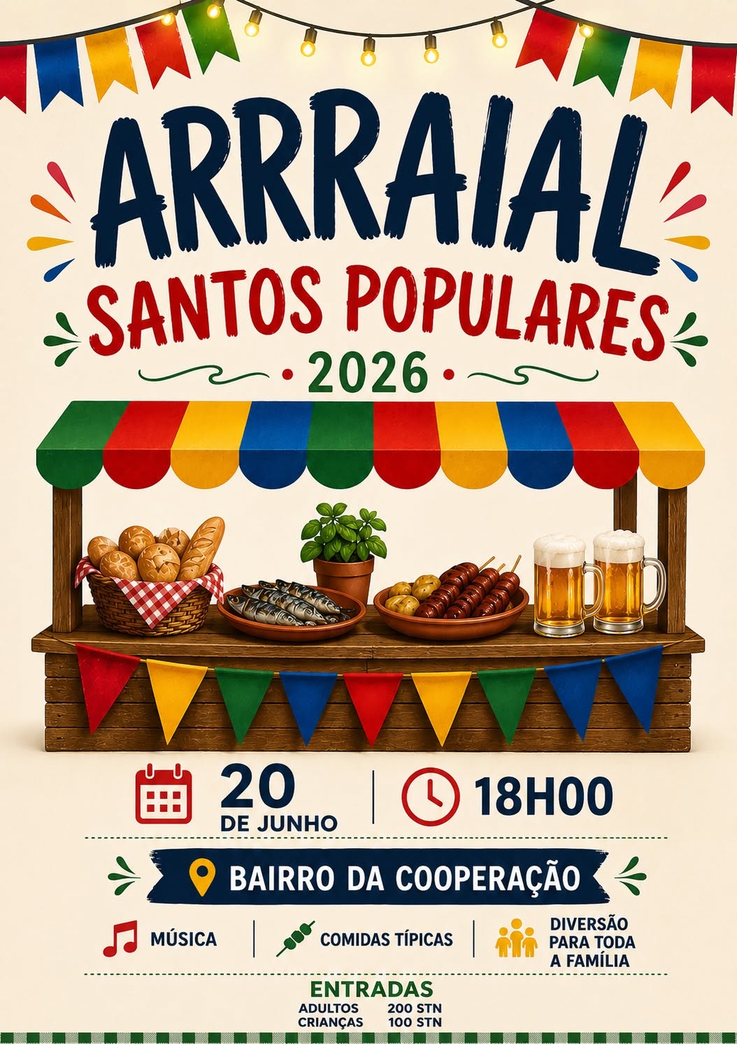 Arraial dos Santos Populares 2026