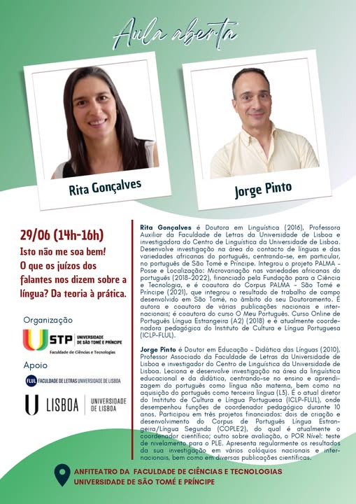 Aula aberta: Isto não me soa bem! O que os juízos dos falantes nos dizem sobre a língua?