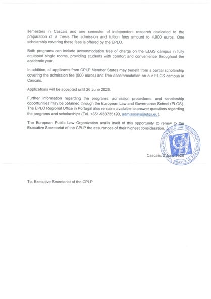 Bolsas de estudo para programas de pós-graduação na ELGS (Portugal)