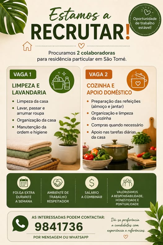 Recrutamento para serviço doméstico