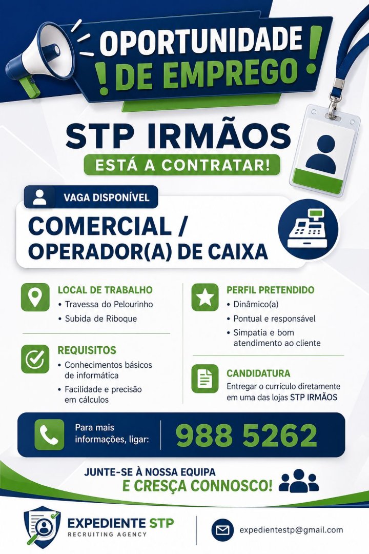 Vaga Para Operador de Caixa