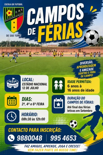 Campos de Férias da Escola de Futebol de São Tomé