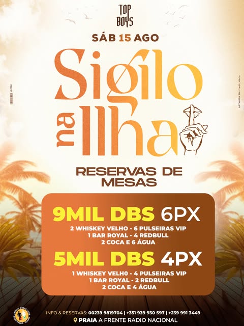 Sigilo na Ilha 2026
