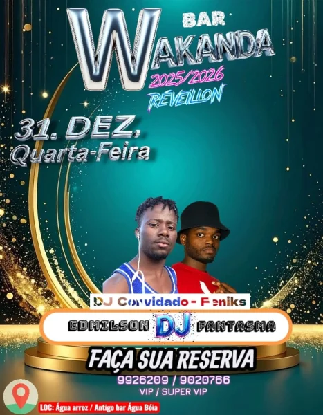 Réveillon Wakanda Bar 2025/2026