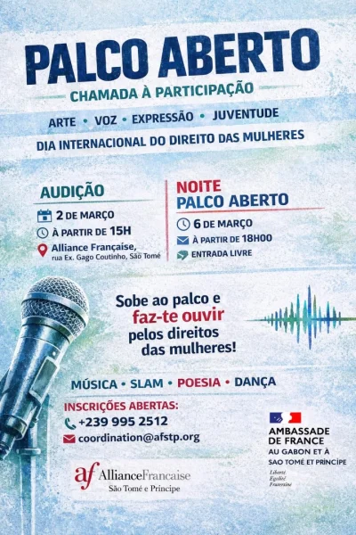 Palco Aberto – Faz-te ouvir pelos Direitos das Mulheres!