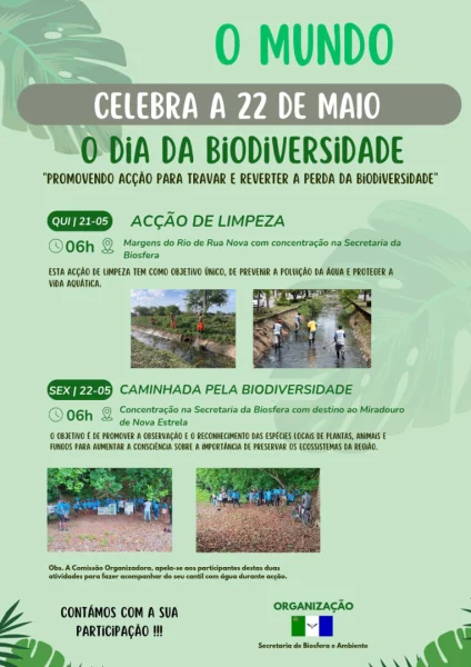 Celebração do Dia da Biodiversidade