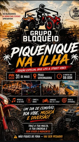 Piquenique na Ilha - Grupo Bloqueio