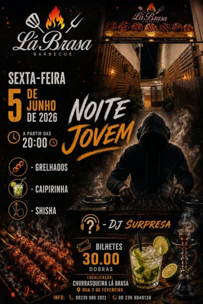 Noite Jovem na Lá Brasa Barbecue