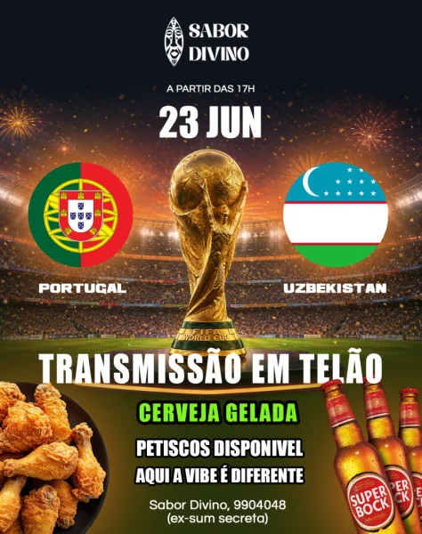 Transmissão de Jogo: Portugal vs Uzbequistão