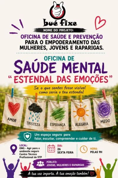 Oficina de Saúde Mental: Estendal das Emoções