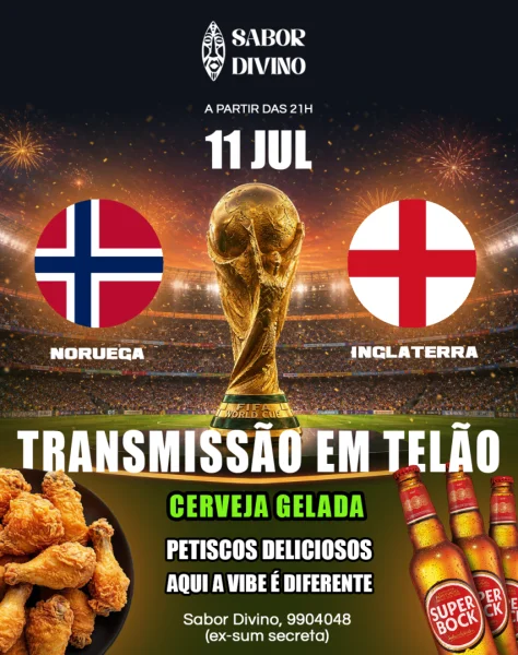 Transmissão de Jogo: Noruega vs Inglaterra