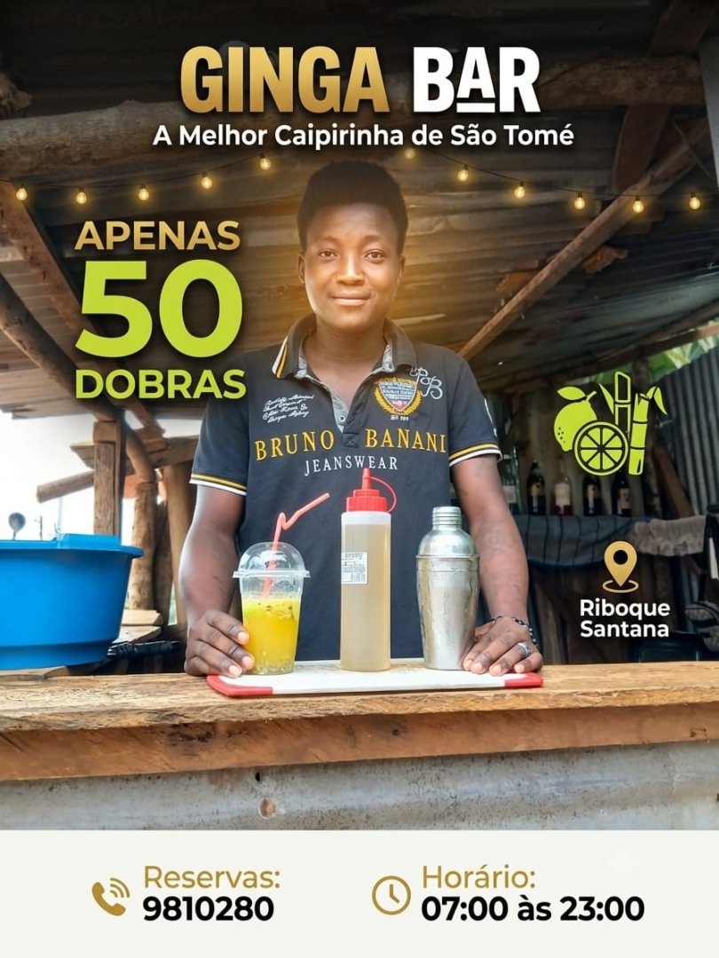 Caipirinhas com frutas da ilha